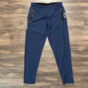 Virus blue joggers, size medium.